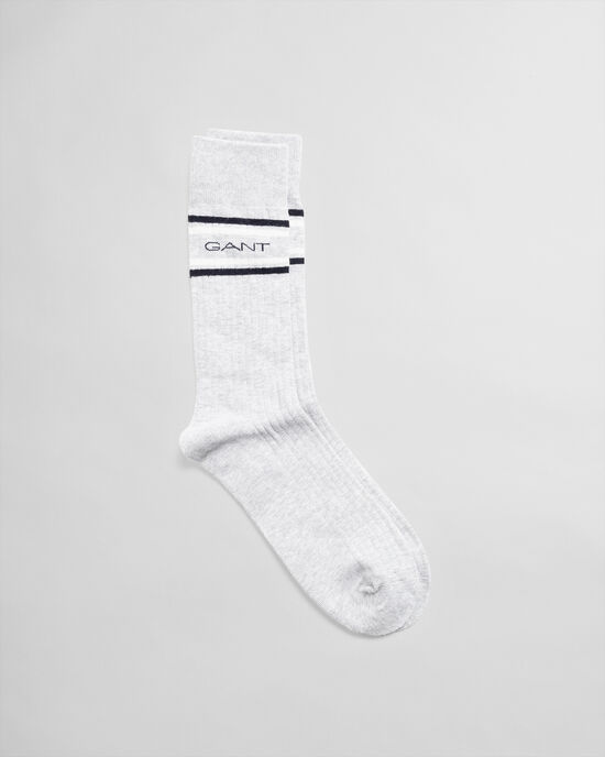 Logo Socken mit Streifen