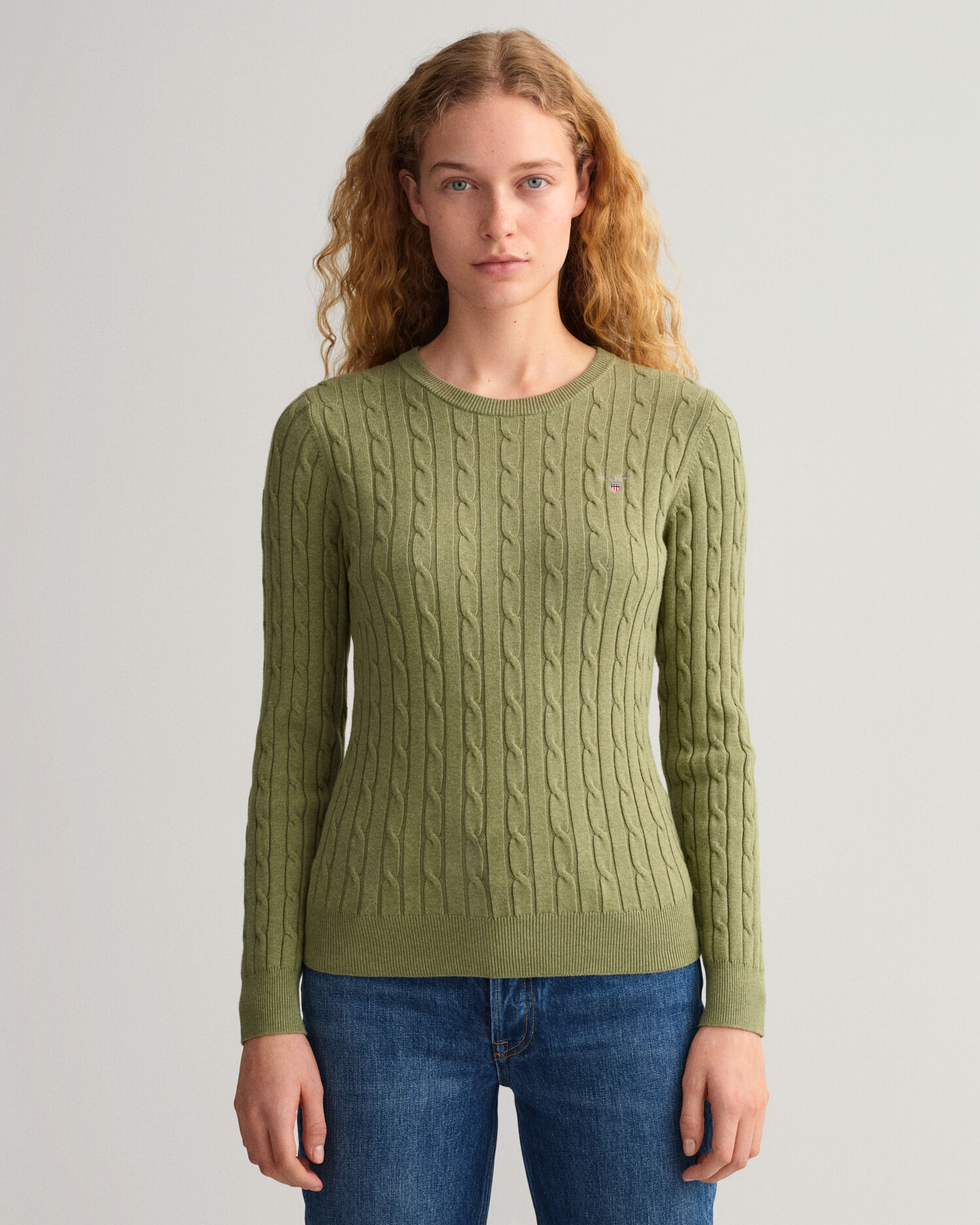 GANT Pullover mit Stretch-Anteil in Lila Damen Pullover und Strickwaren GANT Pullover und Strickwaren 